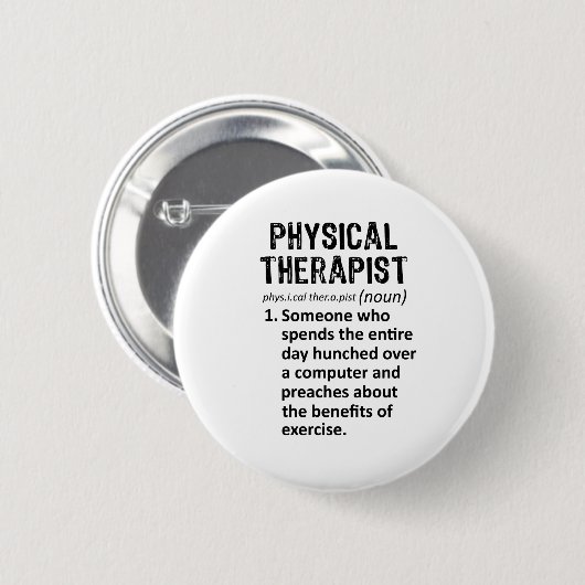 Physiotherapeutische Definition Button (Vorne & Hinten)