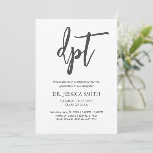 Physiotherapeutische Graduiertengruppe Einfach Ankündigung (Stehend Vorderseite)