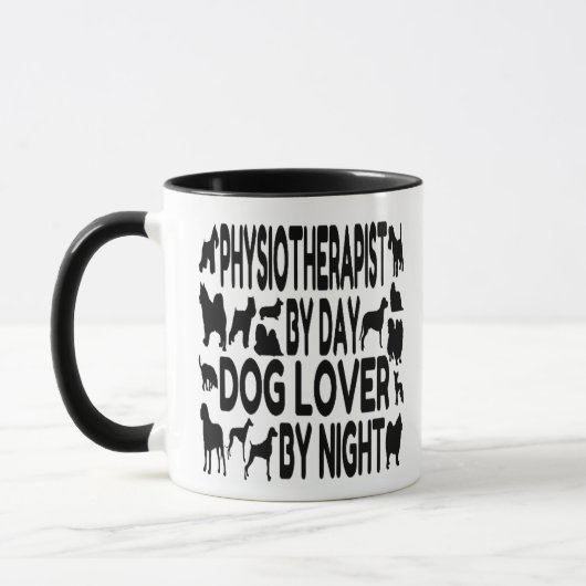 Physiotherapeutische Lieben Hunde Tasse (Links)