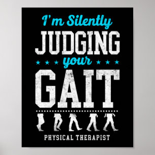 Physiotherapeutischer Therapieassistent Vintage Ic Poster