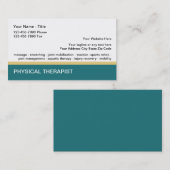 PhysiotherapeutModern Simple Business Cards Visitenkarte (Vorne/Hinten)