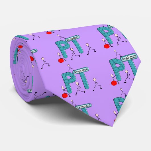 Physiotherapie-Assistent gibt einzigartige Grafike Krawatte (Gerollt)