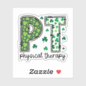 Physiotherapie Aufkleber (Blatt)