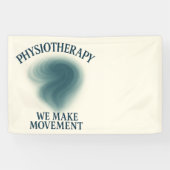 Physiotherapie - Bewegung - Moderne Kunst Banner (Horizontal)