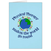Physiotherapie bringt die Welt zum Laufen Karte