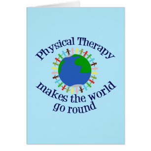 Physiotherapie bringt die Welt zum Laufen Karte