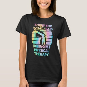 Physiotherapie Chirurgie Rehabilitation Kniegelenk T-Shirt