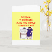 Physiotherapie Karte (Gelbe Blume)