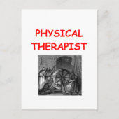 Physiotherapie Postkarte (Vorderseite)