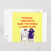 Physiotherapie Postkarte (Vorne/Hinten)