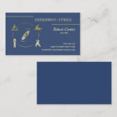 Physiotherapie Privatklinik Physiotherpistin Visitenkarte (Vorne/Hinten)