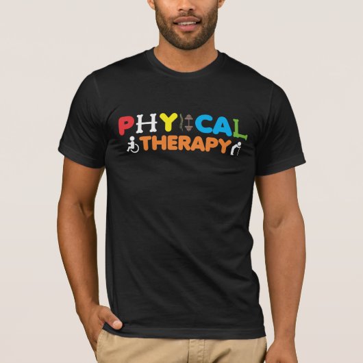 Physiotherapie PT Therapist Physiotherapie T-Shirt (Vorderseite)