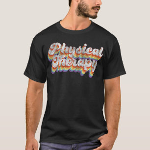 Physiotherapie-Therapeut-Assistent Retro Vintage T-Shirt