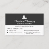 Physiotherapiepraxis Visitenkarte (Vorderseite)