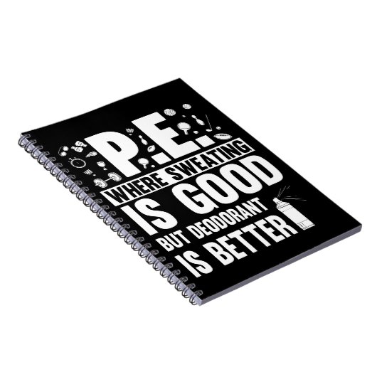 Physische Bildung PE Lehrer Joke Notizblock (Rechte Seite)