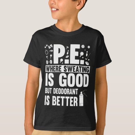 Physische Bildung PE Lehrer Joke T-Shirt (Vorderseite)