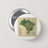 physische Karte von Brasilien Button (Vorne & Hinten)