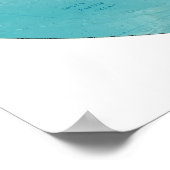 Physische und politische Weltkarte Poster (Ecke)