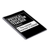 Physischer Lehrer für Bildung Definition P.E. Notizblock (Rechte Seite)