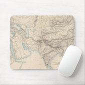 Physisches Europa und Asien Mousepad (Mit Mouse)