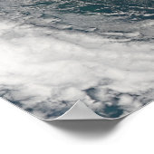 Phytoplankton blüht im Nordatlantik Poster (Ecke)