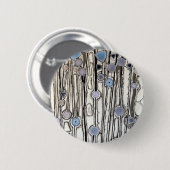 Phytoplankton-Fluss-Knopf Button (Vorne & Hinten)