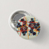 Phytoplankton-Schnitt-Knopf Button (Vorne & Hinten)