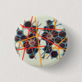 Phytoplankton-Schnitt-Knopf Button (Vorderseite)