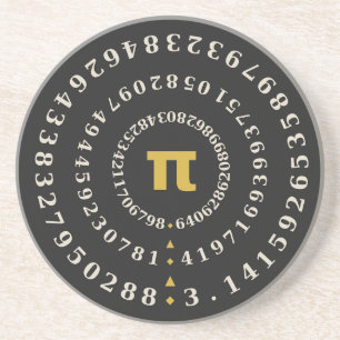 Pi 100 Ziffern Spiral Mathelehrer Pi Tag Untersetz Getränkeuntersetzer