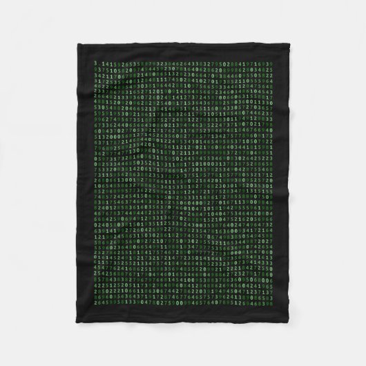 Pi 2025-stellige Zahlen: Cooles Design für Mathema Fleecedecke (Vorderseite)