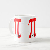 pi = 3,14159265 kaffeetasse (Vorderseite Links)