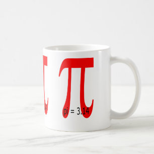 pi = 3,14159265 kaffeetasse