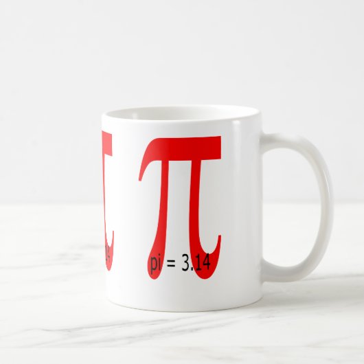 pi = 3,14159265 kaffeetasse (Rechts)