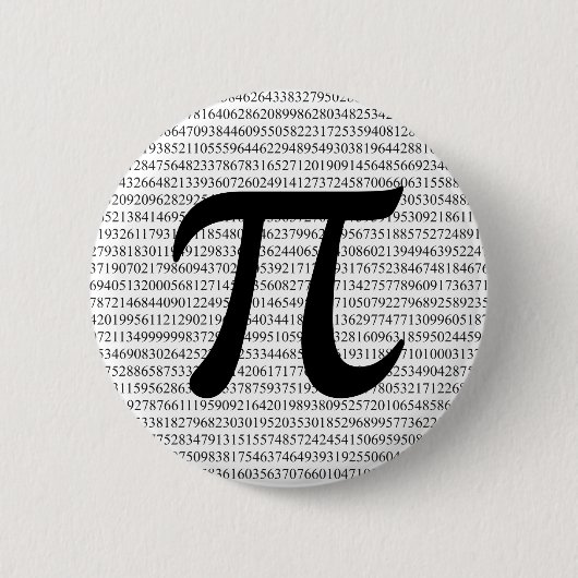 Pi 3.1415-Tasten-Abzeichen Button (Vorderseite)