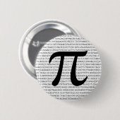 Pi 3.1415-Tasten-Abzeichen Button (Vorne & Hinten)