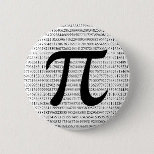 Pi 3.1415-Tasten-Abzeichen Button