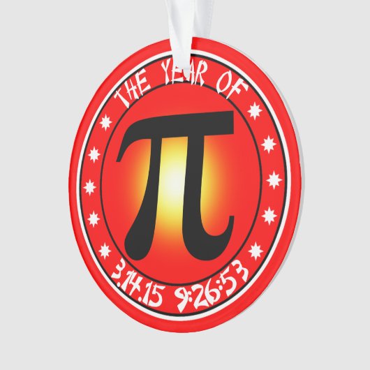 Pi 3/14/15 Jahr 9:26:53 Ornament (Vorderseite)