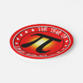 Pi 3/14/15 Jahr 9:26:53 Pappteller (Schrägansicht)