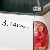 Pi - 3.14.. autoaufkleber (Auf Lkw)