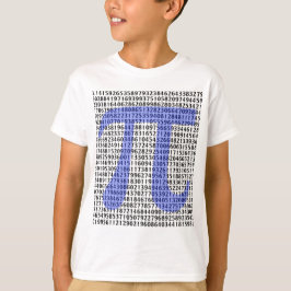 Pi 3.14 bis Hundert Ziffern T-Shirt