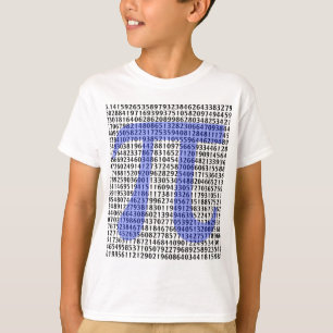 Pi 3.14 bis Hundert Ziffern T-Shirt
