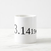 Pi - 3.14.. kaffeetasse (Mittel)