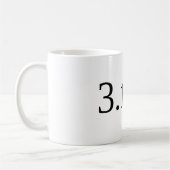 Pi - 3.14.. kaffeetasse (Links)