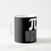 Pi 3.14 Math Irrational Number Math Gift Kaffeetasse (Vorderseite Links)