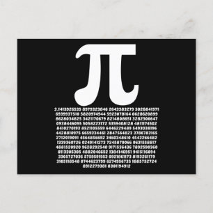 Pi 3.14 Mathe Irrationale Zahl Mathe Geschenk Postkarte