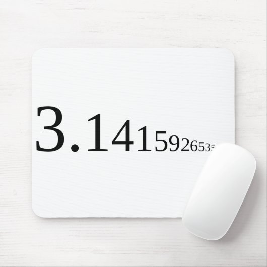 Pi - 3.14.. mousepad (Mit Mouse)