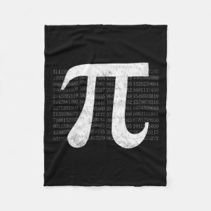 Pi 3.14 Pi Happy Pi Day Mathematik Fleecedecke
