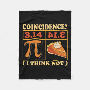 Pi 3.14 Pi Happy Pi Day Mathematik Lehrer Student Fleecedecke