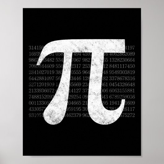 Pi 3.14 Pi Happy Pi Day Mathematik Poster (Vorne)