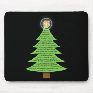 Pi 3.14 Weihnachtsbaumgeschenk für Mathe-Liebhaber Mousepad
